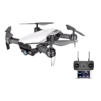 Квадрокоптер S161 Складной четырехосевой дрон с Wifi камерой