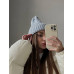Женская трендовая шапка с рваным эффектом Модель: 824-015 Цвет: бежевый, черный, графитовый, розовый, серо-голубой, белый, шокола