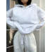 Стильное худи BLESSED Oversize на флисе Модель: 824-1584