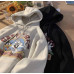 Худи Oversize Looney Tunes трехнитка на флисе с принтом размер: 42-48 Модель 1526-2326 цвет меланж