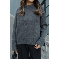 Свитер женский Турция Модель: 1466-087 Цвет: молочный, графит, красный