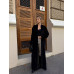 Кардиган женский макси длины Модель: 842-093 Цвет: черный, молоко