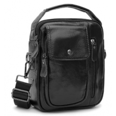 Mужская кожаная сумка Black